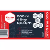 Kép 2/2 - Farmsystem PROFI LINE 500 villanypásztor vezeték, 0,5  /m, 95kg, 500m, 3mm