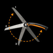 Kép 5/9 - Fiskars Plus SW69 behajtható fűrész, 21cm