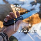 Kép 4/4 - Fiskars Gerber Downwind Drop Point vadásztőr, 10.8cm, fekete