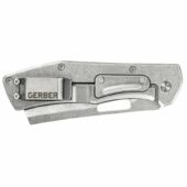 Kép 2/4 - Fiskars Gerber Flatiron hasítókés, összecsukható, 9.7cm, bézs