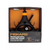 Kép 5/6 - Fiskars örvényes esőztető, fémből, kerekekkel 2