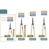Kép 7/8 - Nishigaki sövényvágó KARIKICHI rövid nyél 160mm N-370 (japán)