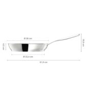 Kép 5/5 - Fiskars serpenyő, 28 cm, rozsdamentes acél 