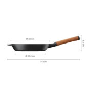 Kép 5/5 - Fiskars Norden öntöttvas serpenyő, 26cm