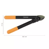 Kép 2/5 - Fiskars PowerGear™ műanyag fogaskerekes ágvágó, rávágó (S) méret L31