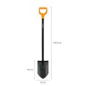 Kép 4/7 - Fiskars Solid fém hegyes ásó 116 cm