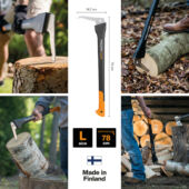 Kép 2/4 - Fiskars WoodXpert nagy rönkcsákány XA22