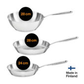 Kép 5/6 - Fiskars All Steel pure Serpenyő, 28 cm