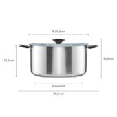 Kép 3/4 - Fiskars Functional Form lábas 7L, rozsdamentes acél