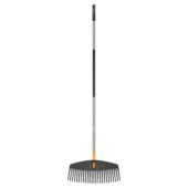 Kép 1/3 - Fiskars Ergonomic lombseprű, műanyag fejjel