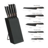 Kép 4/9 - Fiskars késblokk 5 db késsel