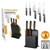Kép 6/7 - Fiskars Functional Form késblokk, 5 késes, műanyag