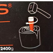 Kép 3/4 - Fiskars csavart hasítóék SAFE-T 2