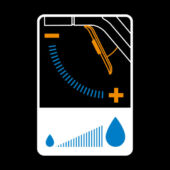 Kép 4/5 - Fiskars comfort 3 funkciós öntözőrúd, elülső vezérlés