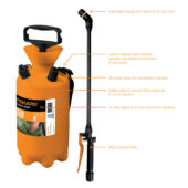 Kép 3/13 - Fiskars nagynyomású locsoló, 5 L 