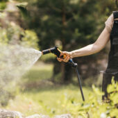 Kép 2/11 - Fiskars comfort locsolópisztoly, állítható, markolatvezérlésű