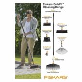 Kép 3/4 - Fiskars QuikFit gereblye fej 16 foggal