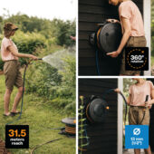 Kép 7/9 - Fiskars Solid™ L tömlődob szett 30 m tömlővel 5