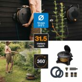 Kép 8/9 - Fiskars Solid™ L tömlődob szett 30 m tömlővel 5