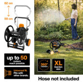Kép 2/7 - Fiskars tömlőkocsi kerekekkel XL, üres