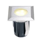 Kép 1/2 - Garden Lights Atria, süllyeszthető lámpa, rozsdamentes, LED 0,5W meleg fehér