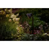 Kép 2/2 - Garden Lights Dax állólámpa, fekete, meleg fehér
