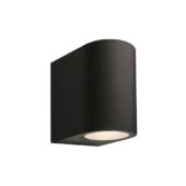 Kép 1/3 - Garden Lights Gilvus falilámp fekete