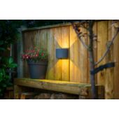 Kép 2/4 - Garden Lights Goura fali lámpa antracit