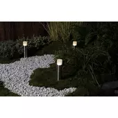 Kép 3/3 - Garden Lights Oak szett, 3db kerti lámpa, SMD led, meleg, fehér A++