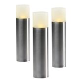 Kép 1/3 - Garden Lights Oak szett, 3db kerti lámpa, SMD led, meleg, fehér A++