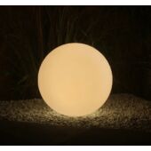Kép 1/2 - Garden Lights ROUND 40 gömblámpa 400mm + kábel+táviányító, LED 3W meleg fehér