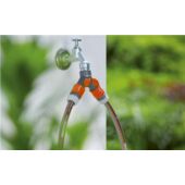 Kép 2/3 - Gardena  2-utas vízelosztó 1/2" és 3/4" vízcsapra