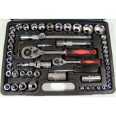Kép 2/5 - Geko dugókulcs készlet 1/2"-1/4", 4-32mm, 108 darabos