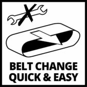 Kép 3/9 - Einhell TC-BS 8038 szalagcsiszoló, 800W, 75mm