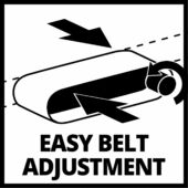 Kép 4/9 - Einhell TC-BS 8038 szalagcsiszoló, 800W, 75mm