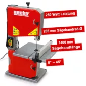 Kép 11/11 - Hecht 8925 szalagfűrész 250W