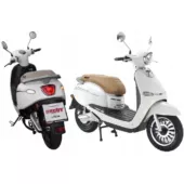 Kép 5/14 - Hecht citis white metálfehér akkumulátoros robogó