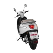 Kép 6/14 - Hecht citis white metálfehér akkumulátoros robogó