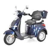 Kép 1/19 - Hecht citis max-blue metálkék akkumulátoros robogó