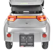 Kép 8/20 - Hecht citis max-shadow ezüst metál akkumulátoros robogó