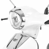 Kép 2/20 - Hecht citis max-white metál fehér akkumulátoros robogó