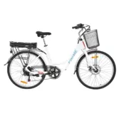 Kép 1/10 - Hecht PRIME WHITE K elektromos kerékpár kosárral