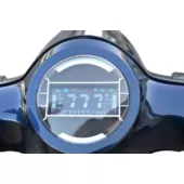 Kép 5/6 - Hecht citis blue metálkék akkumulátoros robogó