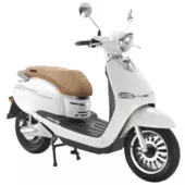 Kép 1/14 - Hecht citis white metálfehér akkumulátoros robogó