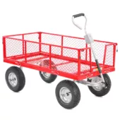 Kép 1/10 - Hecht 53350 utánfutó kerti traktorhoz max. terhelés 350 kg
