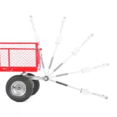 Kép 7/10 - Hecht 53350 utánfutó kerti traktorhoz max. terhelés 350 kg