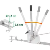 Kép 11/11 - Hecht 260 szóró kerti traktorhoz (mag, só, műtrágya)