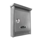 Kép 3/3 - Fém postaláda, szürke