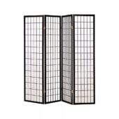 Kép 1/6 - 4 paneles térelválasztó paraván, japán stílusú