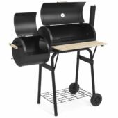 Kép 4/6 - 2in1 faszenes BBQ grill és smoker